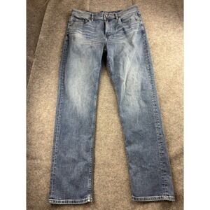 Devil Dog Jeans Men 36x34 Blue Denim Athletic Fit Straight Dungarees Casual